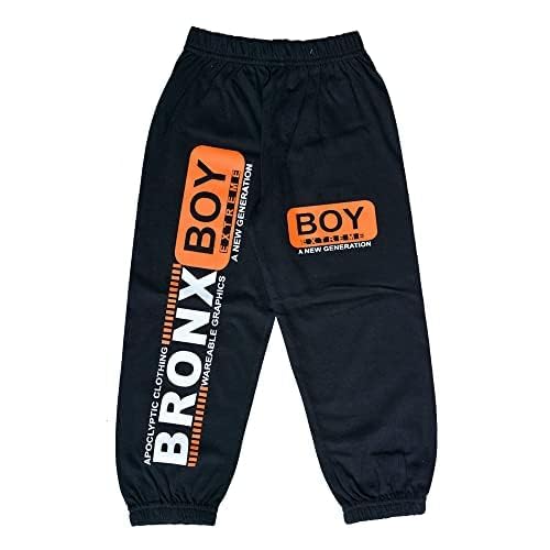 Image of T2F Boy's Cotton Regular Fit Printed Track Pant (Pack of 5)