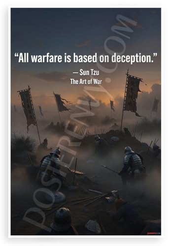 Sun Tzu All Warfare Is Based on Deception Poster
