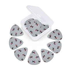 Médiators de Noël en forme de chiens mignons – 12 médiators tendance et durables dans une boîte pour ukulélé guitare électrique basse - Les Beatles, Paul McCartney, John Lennon, RIngo Starr, George Harrison Médiators de Noël en forme de chiens mignons - 12 médiators tendance et durables dans une boîte pour ukulélé guitare électrique basse – Image 6