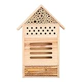Insect Shelter: The Azbvek wooden insect house serves as an inviting refuge for insects in your garden, offering them a secure habitat to live, lay eggs, survive the winter, or seek shelter from rain. Beneficial for Plants: Certain insects residing i...