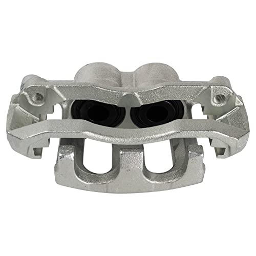 Image of TRQ Front Brake Caliper Set Zinc Coated Brackets Compatible with 2006-2010 Ford Explorer 2007-2010 Explorer Sport Trac 2006-2010 Mercury Mountaineer