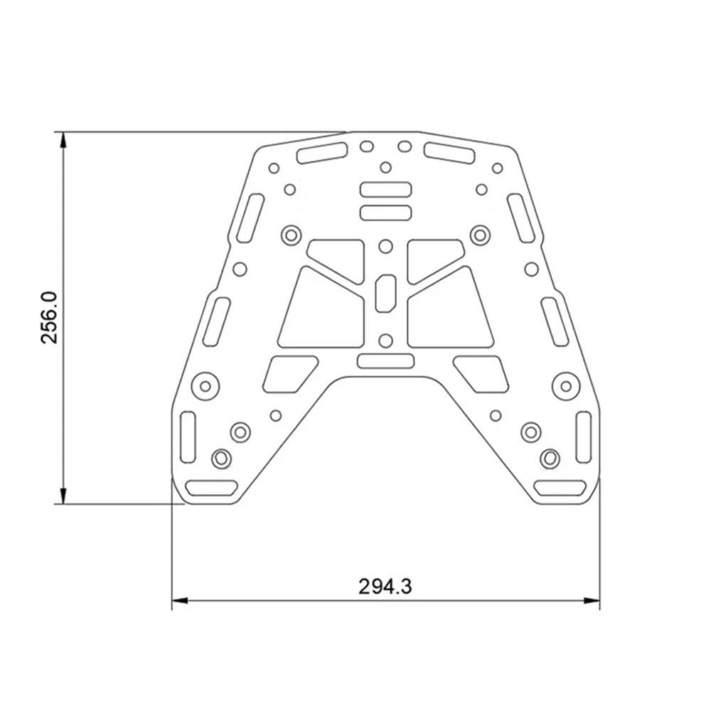 Portaequipajes Cajas Moto para Yamaha Tenere 700 T7 T700 2021-2025 Portaequipajes Trasero Soporte Maletero Estante Asiento Tablero Portador WIVAOKOLGR