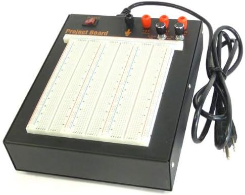 Powered Solderless Breadboard, 2390 Tie Points and 3 Regulated Power Supplies