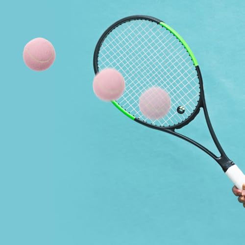GAROZATION Trainings Tennisbälle 2 Stück Gummi Übungsbälle Für Anfänger Und Spieler Leichtes Spielzeug Für Grundschläge Und Aufschläge