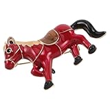 FRCOLOR Schmuck Pferd Anstecknadel Brosche Damenbrosche Pferdeschmuck für Frauen Kupferverarbeitung Geburtstagsbrosche für Damen Vintage-brosche Antike Brosche Broschen und Anstecknadeln