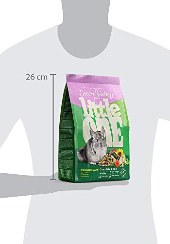 Little One "Grünes Tal" Compleet voer voor chinchilla's in zak, 4-pack (4 x 750 g) - Image 6
