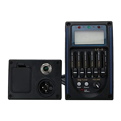 Preamplificatore Per Chitarra Alnicov Con Tuner - Equalizzatore 3 Band E Display LCD - Foto 3