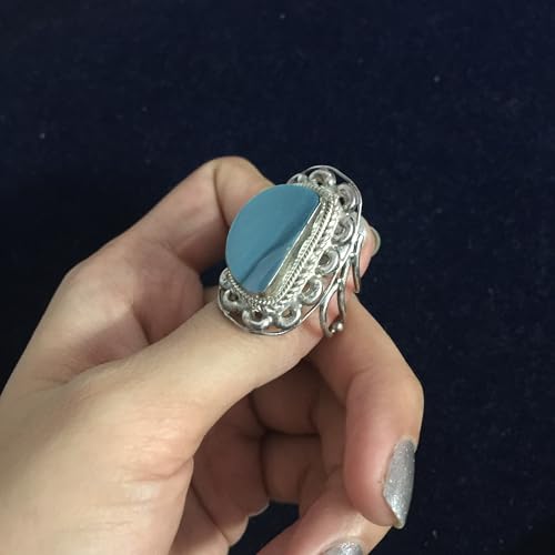 Bague opale de feu multicolore en argent, le reflet de votre éclat intérieur - 3