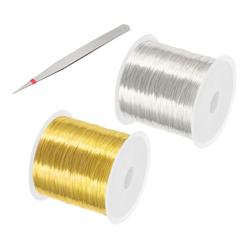 Fil de cuivre souple PATIKIL 0.4mm avec pince coupante pour un formage de précision