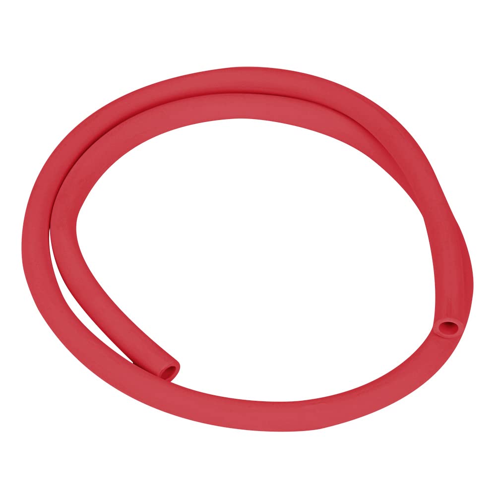 stonylab Tubi di Gomma Rossi per Vuoto, 18 mm OD 8 mm ID Tubi a Vuoto Tubo in Gomma naturale per Vuoto, 8 x 18 mm Rubber Tubing Si Adatta alla Vetreria da Laboratorio stonylab, 1 Meter