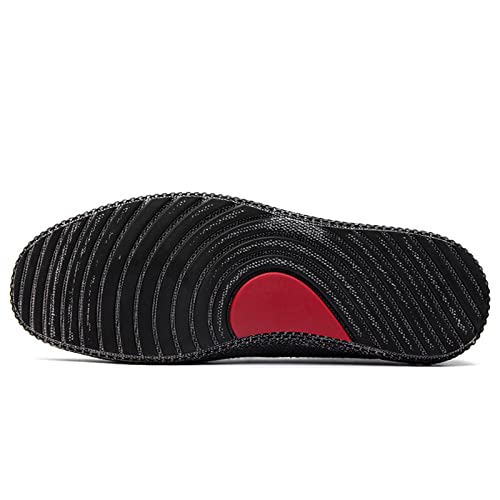 Men's Slip on Deck Shoes Casual Canvas Loafer Flat Boat Shoe Outdoor Lightweight Breathable Walking Sneakers4