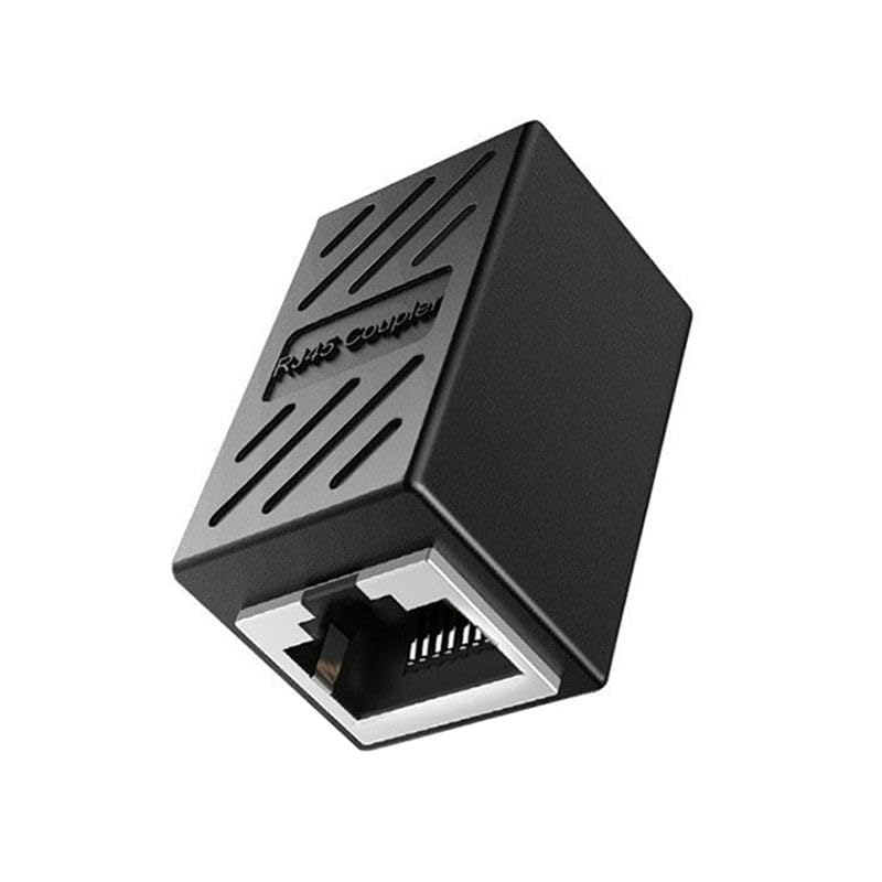 FORIDA RJ45 Ethernet Cable Joiner Coupler | CAT5 CAT6 LAN Network Connector | 8P8C Straight-Through Inline Ethernet Adapter | High-Performance Network Coupler