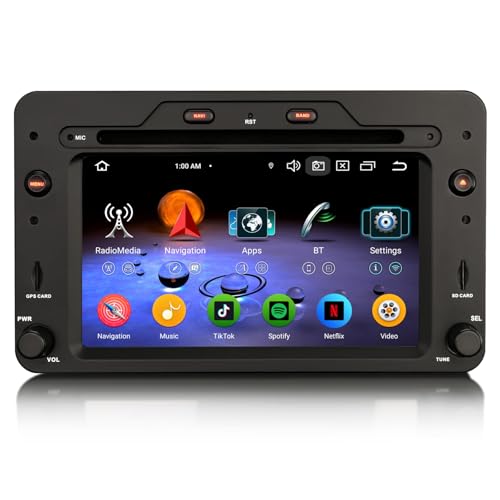 GONFEN 8-Kern 4GB RAM+64GB ROM Android 13 Autoradio mit GPS Bluetooth für Alfa