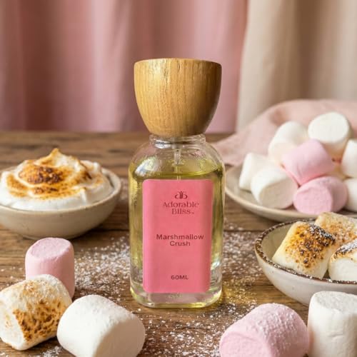 Image of Marshmallow Crush Eau De Parfum | Sweet Gourmand Fragrance for Women | Long Lasting Perfume with Marshmallow, Creamy Vanilla & Sugar Notes (60ml)