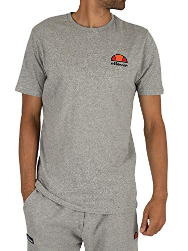 ellesse Men's Canaletto T-Shirt, Grey Marl, L