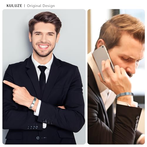 Pulsera minimalista para hombre en titanio puro 10MM miniatura 5