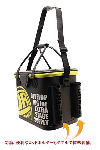 ドレス(DRESS) オリジナル バッカン+PLUS(プラス) 撥水素材 ホルダー増設モールベルト仕様 ブラック/レッド 3枚目