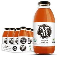 Just Ice Tea Original Black Tea Unsweetened glass bottle