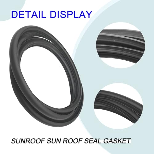 Sunroof Sun Roof Seal Gasket Compatible with Toyota Camry 2007-2017 for Toyota RAV4 Tacoma Avalon Highlander 2005-2017 for Lexus ES300h RX350 2010-2017 Replace 63251-0E020 by repustor - Image 2