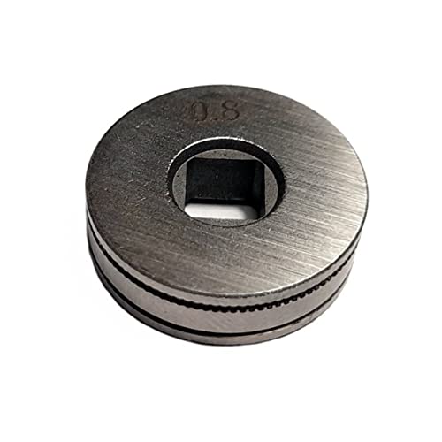MIG Wire Feed Roller Drive Wheel V KNURLED U Guide Feeder Welding 0.6/0.8/1.0mm (0.8/0.8-25mm V + Knurled)