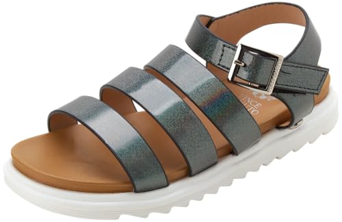 Vince Camuto Girls' Sandals - Open Toe Summer Dress Shoes Strappy Platform Sandals with Adjustable Ankle Strap