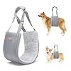 Dog Lift Harness for Large Dogs Adjustable Dog Sling for Back Legs Hip Support Harness to Help Lift Dogs Rear for Canine Aid and Old K9 Cruciate Ligament Rehabilitation Large Grey