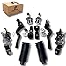 PartsW 10 Pc Front Suspension Kit for Toyota Tacoma 1995-2004 4WD and RWD Pre Runner Models Only Inner & Outer Tie Rod Ends, Upper & Lower Ball Joints, Rack & Pinion Bellows
