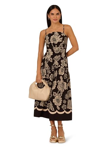 Image of Adrianna Papell Printed Midi Dress