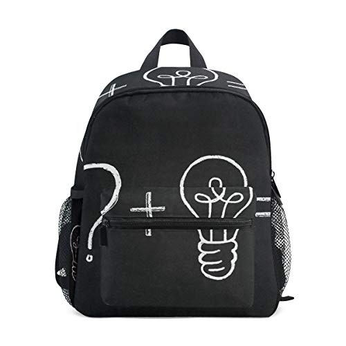 Preisvergleich Produktbild Frage Ausrufezeichen Glühbirne Rucksack Rucksack Kleine Daypack Taschen für Mädchen Jungen