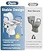 HOMLAND Raised Toilet Seat with Handles, Toilet Seat Riser for Seniors with Adjustable Height & Width, 400lb Handicap Elevated Toilet Seat for Elderly, Pregnant, Bathroom, Fit Any Toilet