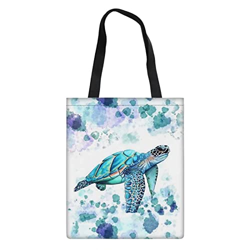 Sac fourre-tout réutilisable en toile pour femme grand format noir