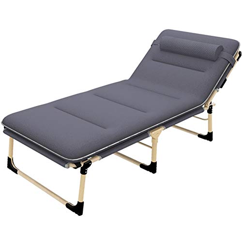 Chaise Longue Pliante Antirouille avec Dossier Réglable 4 Positions - 2