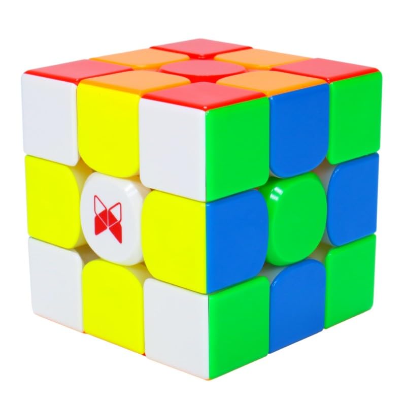 Image of QY Toys X-Man Tornado V3 M Standard 3x3 Magnetic Speed Cube - Puzzle with Adjustable Tension, Spring & Magnet Settings, Frosted Finish, Corner-Cutting, Fast Cube with Accessories (Bag, Tool, Case)