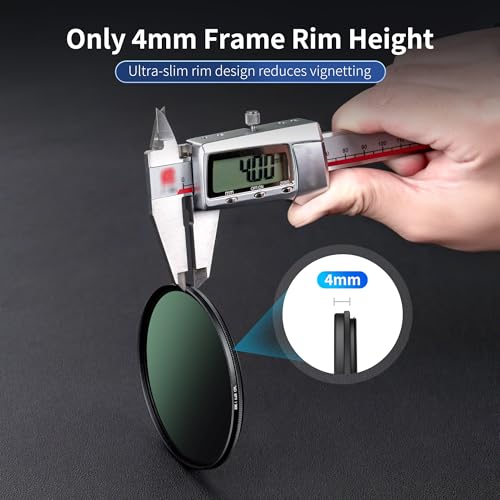 Image of JJC 72mm Ultra-Low Reflectivity Circular Polarizer Polarizing CPL Filter | for Nikon Z6 Z6II Z6III Z7 Z7II with Z 24-70mm f /4 S Kit Lens, for Fuji XF 16-80mm f4 R OIS WR Lens & More 72mm Thread Lenses