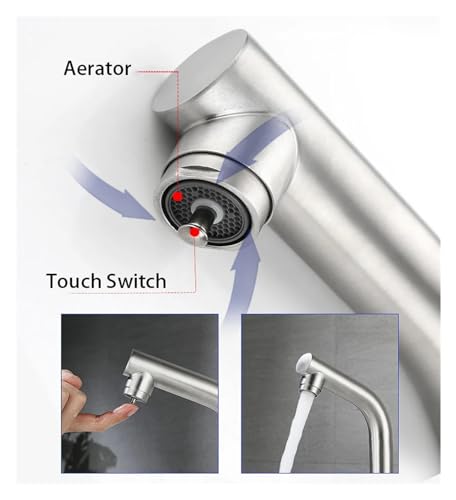Robinet eau froide anti-gaspillage à pression pour évier et lavabo - 7