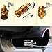 Turbo Whistle for Exhaust Pipe, Exhaust Pipe Oversized Roar Maker, Exhaust Pipe Whistle, Enhancer Whistle Simulator for Truck, Motorcycle, Cars (Silver, L)
