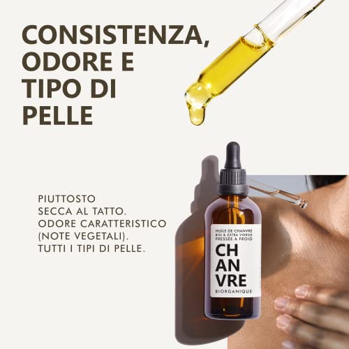 Olio di Canapa 100% BIOLOGICO, Puro e Naturale