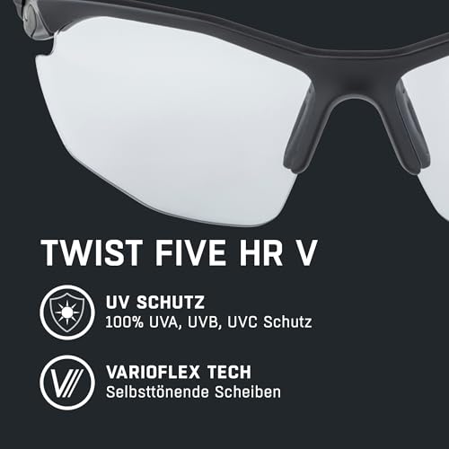 Fahrradbrille selbsttönend Alpina Twist Five HR V mit UV-Schutz