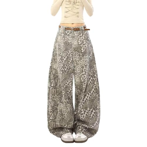 Jean baggy Y2k femme ample et léger en denim d'été confortable