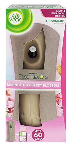 Preisvergleich Produktbild Air Wick Freshmatic Set Essentials Magnolie Kirschblüte 250ml Lufterfrischer