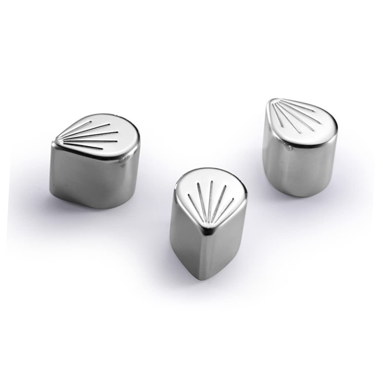 BESTOYARD 15piezas Cubitos De Inoxidable Forma De Para Enfriar Whisky y Reutilizables y Prácticos Para Bares y
