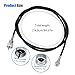 LoloWheat Transmission Speedometer Cable Compatible with Chevy 55 56 57 700R4 TH350 TH400 TH-200 TH-350 TH-400 TH-200-4R Replace 7641443183
