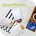 Culinware Paper Sandwich Bags, Glassine Lined Wax Paper Bag, 1000pcs, 6 x 7 x 0.75 – Food Grade Grease-Resistant Food Bags for Cookies, Pastries, Snacks, French Fries
