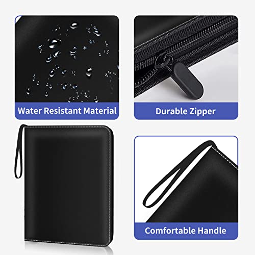 Hesplus 900 Pockets Trading Card Album Folder, Baseball Card Binder With Sleeves, Collectible Trading Album For Baseball Cards, Trading Cards, Football Cards, Mtg, Tcg, Game Cards, Sports Cards -Black #TOP4