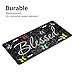 License Plate Blessed Glitter Butterflies Decorative Car Front,Metal Plate,License Plates,Vanity Tag,Aluminum Noverlty License Plate for Men/Women Car 6×12 Inch