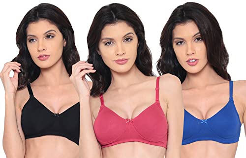 Image of Laavian Women's Cotton Non Padded Non-Wired Shaper T-Shirt Bra
