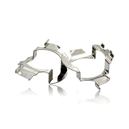 Socal-Led 2X H7 Led Adapter Headlight Bulb Holder Retainer Clip Fits For Audi A3, Buick Regal, Benz E Ml Series #TOP2