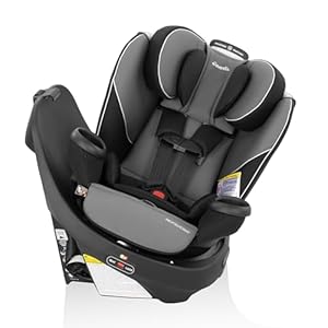 Evenflo Revolve360 Rotational All-In-One Convertible Car Seat – Amherst Gray