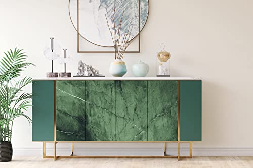 Chapa para muebles autoadhesiva lavable e impermeable Coloray verde 100x50 4