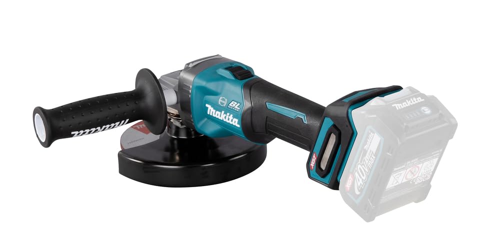 MAKITA AMOLADORA Angular INALÁMBRICA GA035GZ 150mm XGT, Aluminium, Petrolio (senza batteria, senza caricatore)
